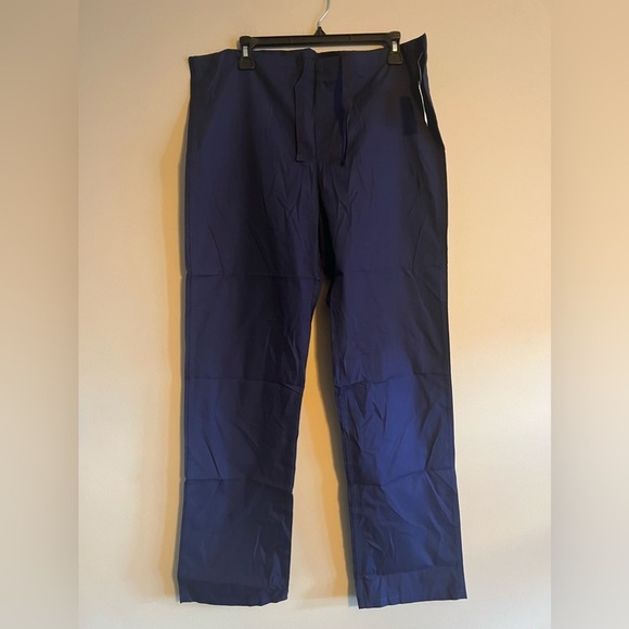 Landau‎ essential navy blue reversible scrubs pants size SML - Picture 1 of 4